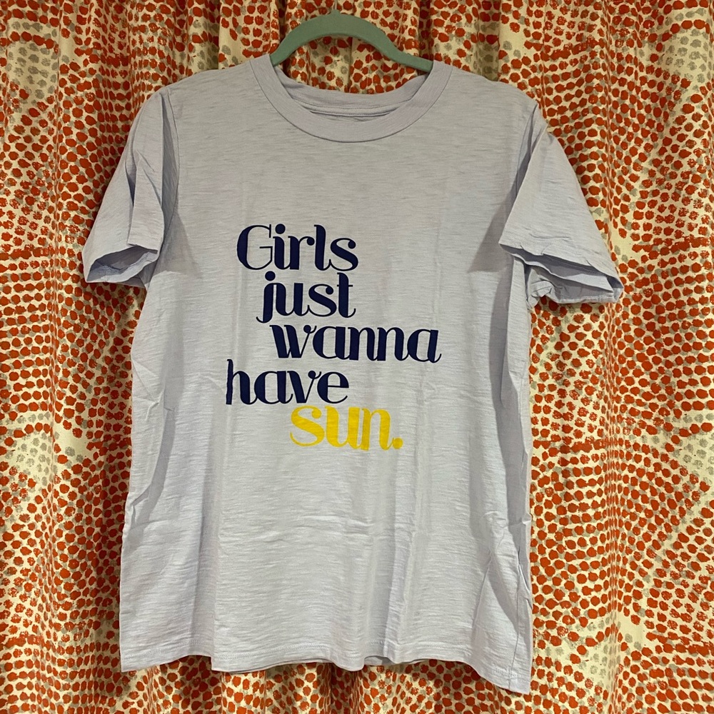 J. Crew “Girls Just Wanna Have Sun” Tee